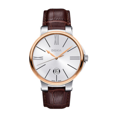 Doxa 131.60.022.02 – Nam – Kính Sapphire – Quartz (Pin) – Dây Da