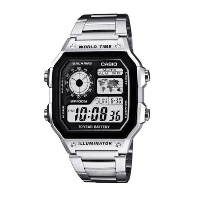 Casio AE-1200WHD-1AVDF – Nam – Kính Nhựa – Quartz (Pin) – Dây Kim Loại