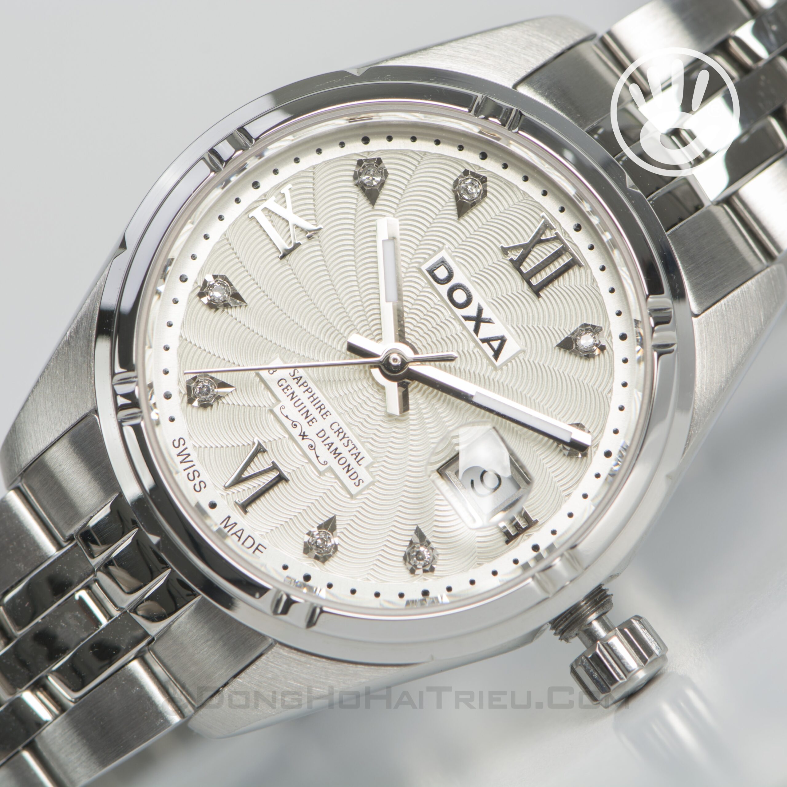 Doxa D174SCM – Nữ – Kính Sapphire – Quartz (Pin) – Dây Kim Loại - Ảnh 3